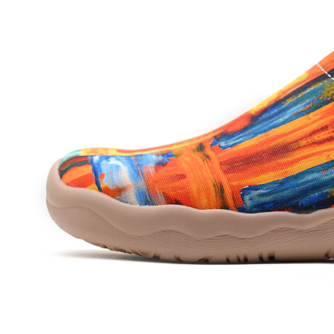 <transcy>KLEURENBORSTEL Kunstcanvas loafers</transcy>