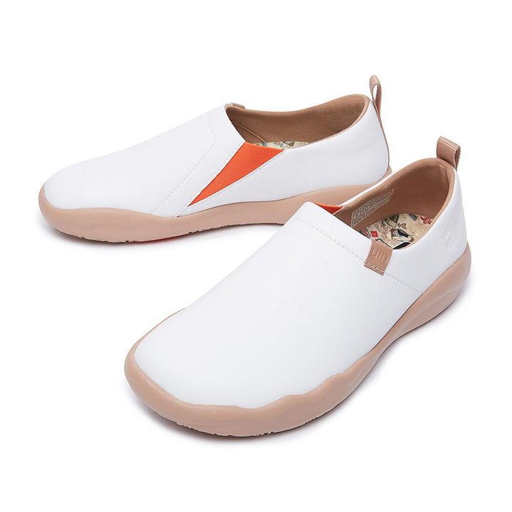 Bright White Toledo II Microfiber Leather Women