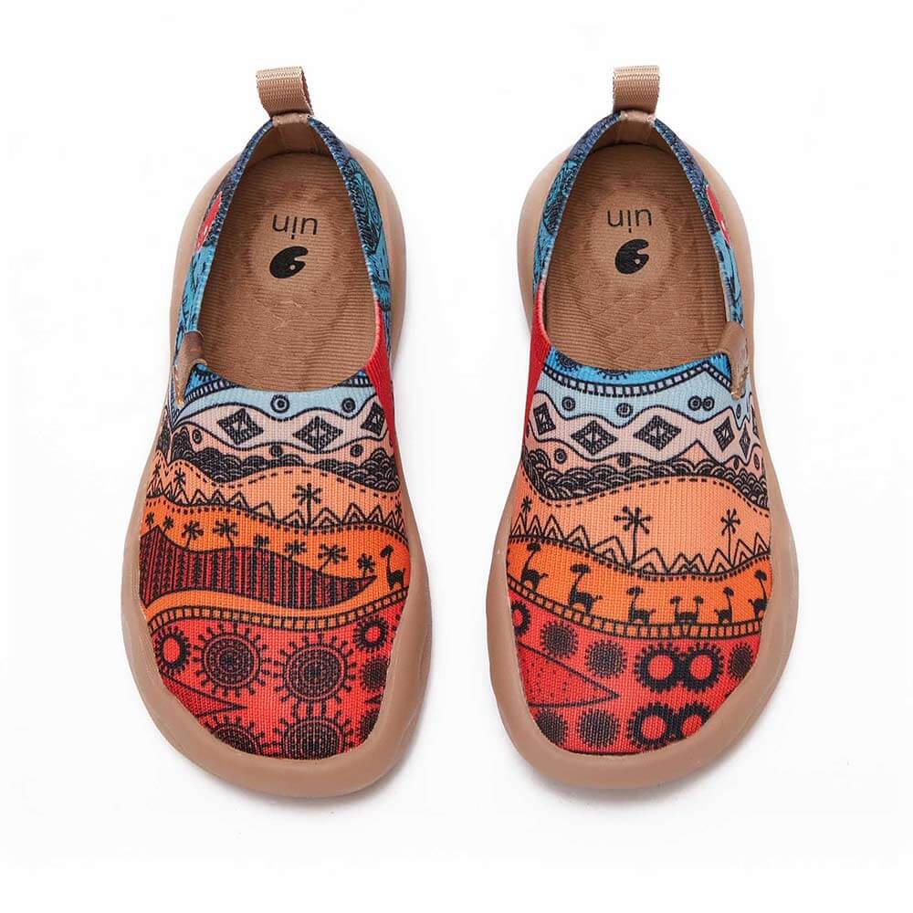 UIN Footwear Kids Africa In My Eyes Kids Canvas loafers