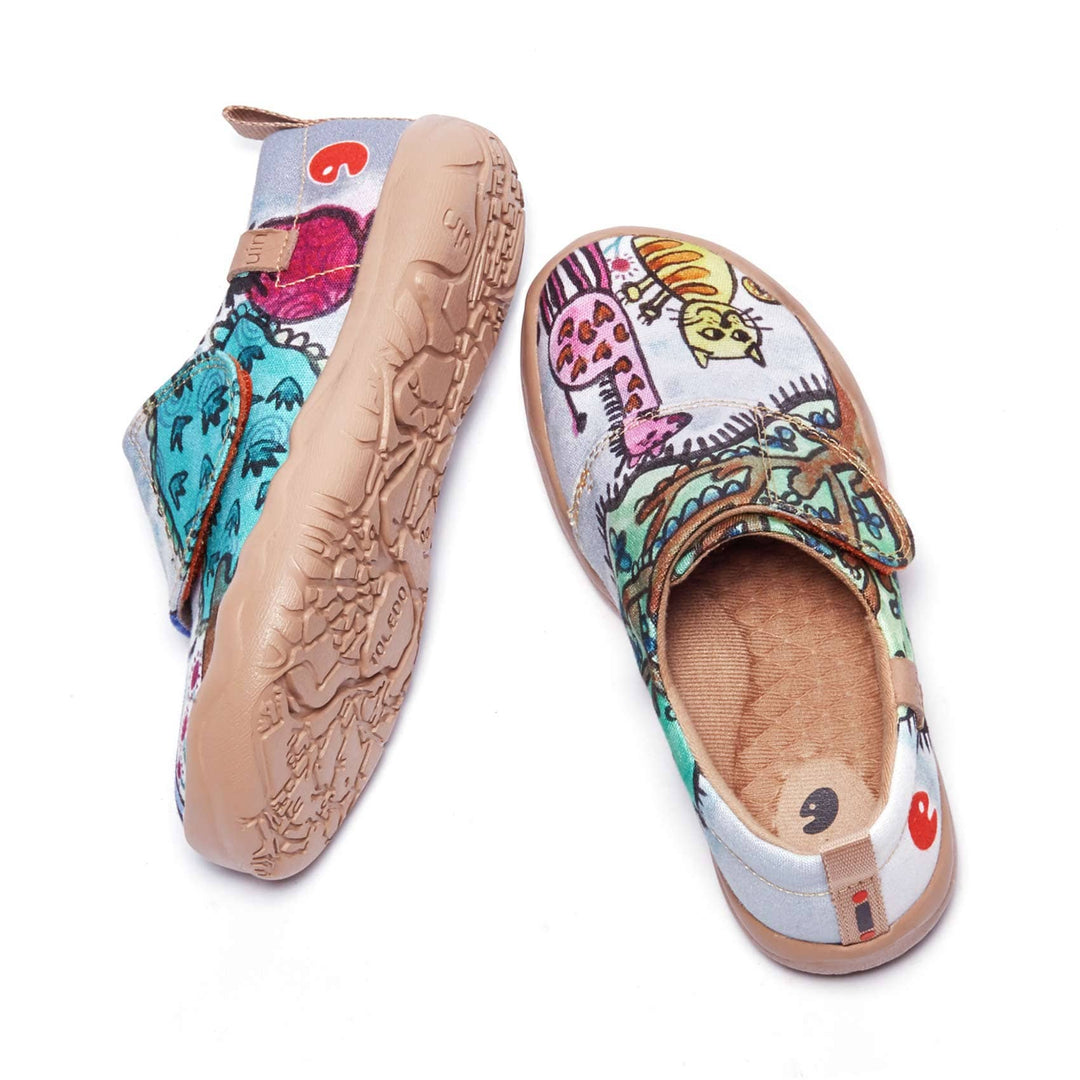 UIN Footwear Kids Animal Assembly Kids Canvas loafers