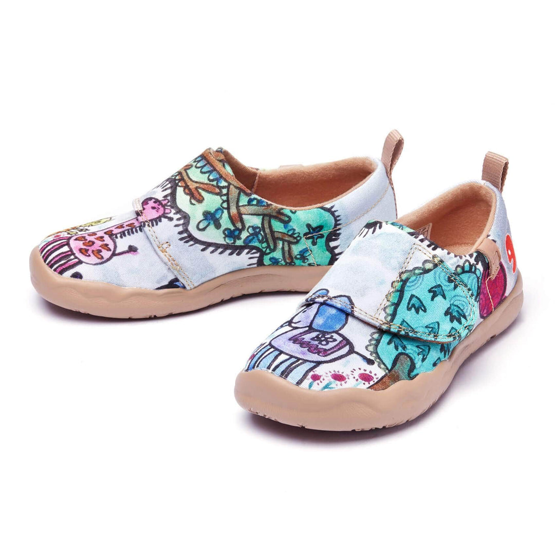 UIN Footwear Kids Animal Assembly Kids Canvas loafers