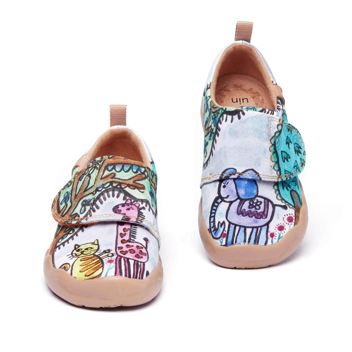 UIN Footwear Kids Animal Assembly Kids Canvas loafers