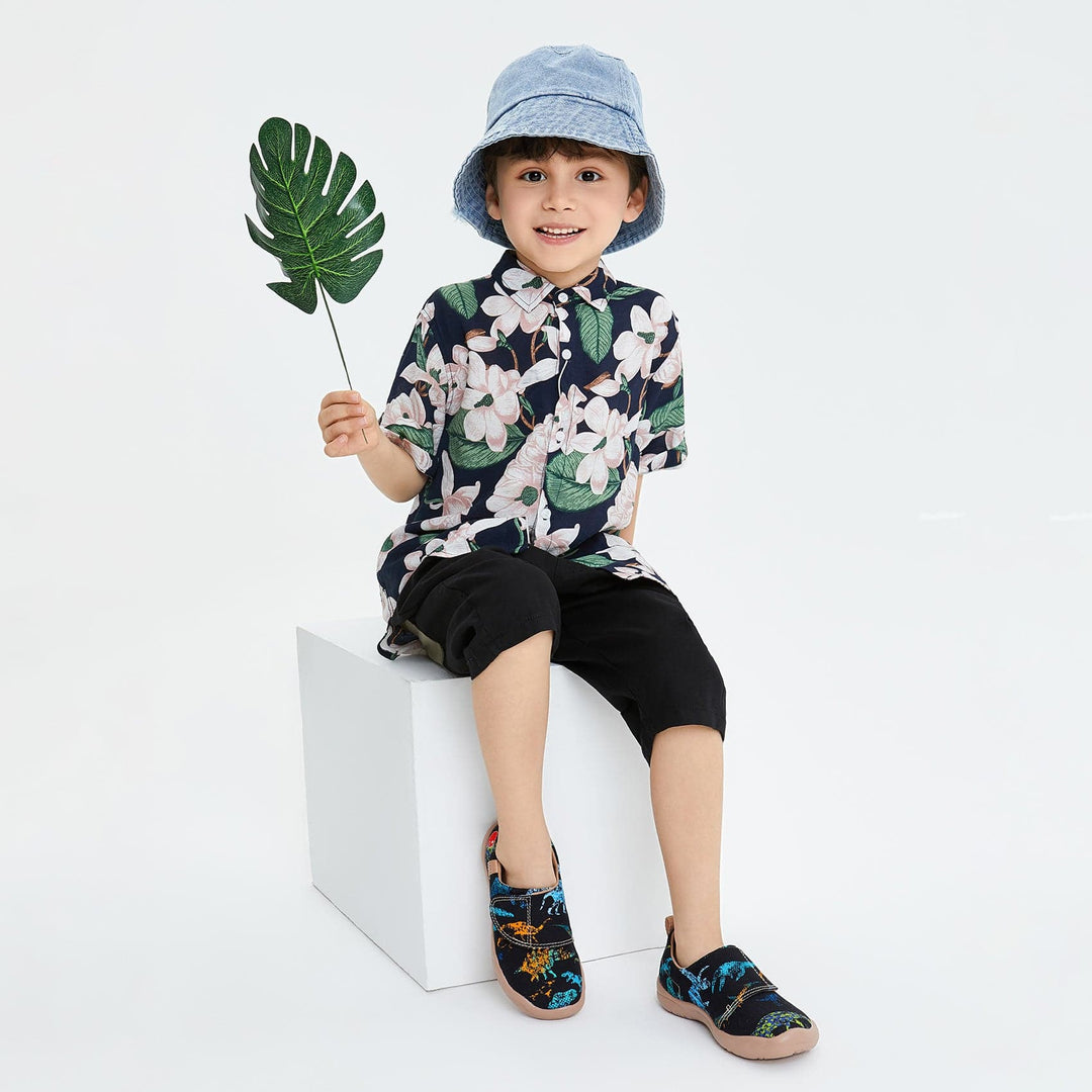 UIN Footwear Kids Back to Jurassic Toledo I Kids Canvas loafers