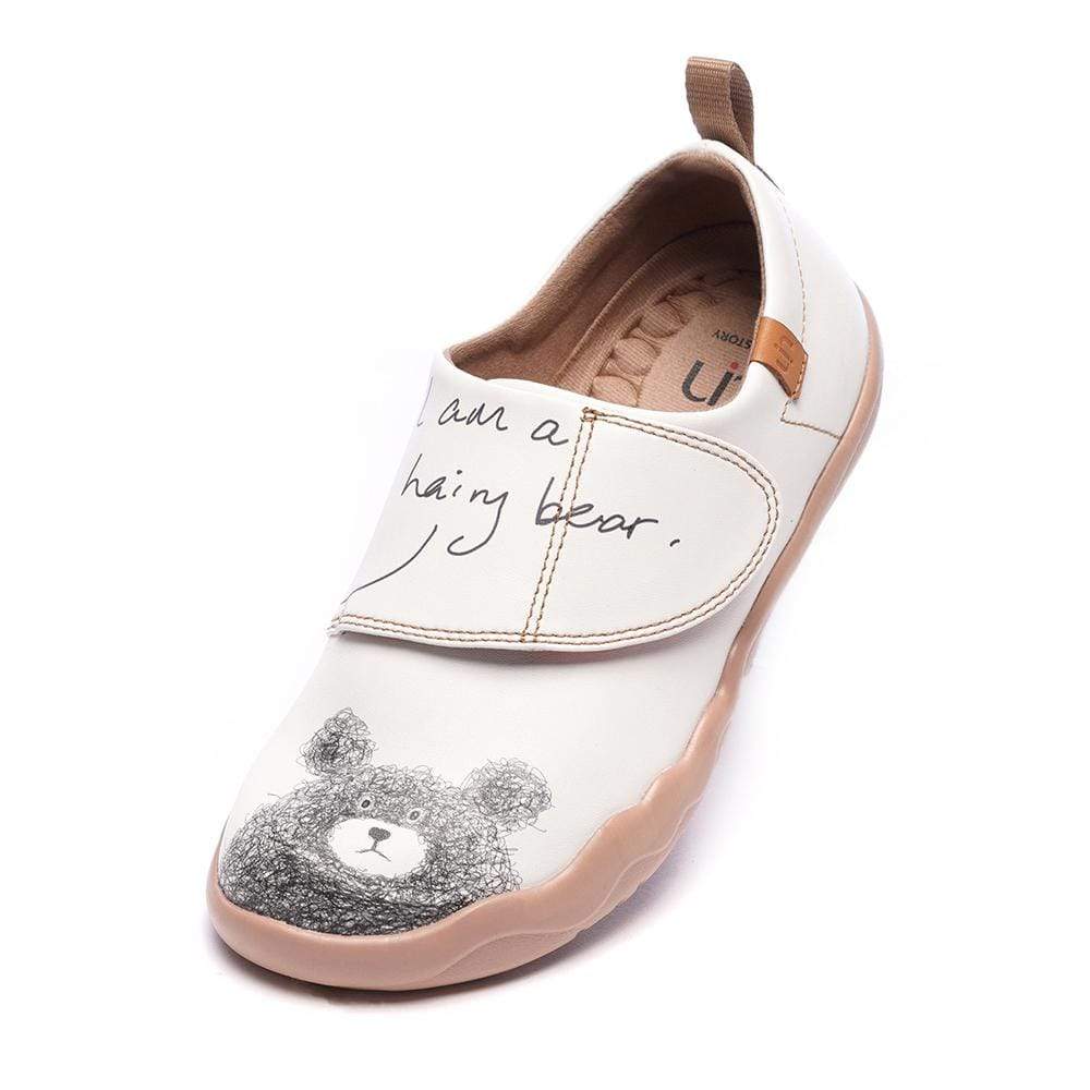 UIN Footwear Kids -Be with You- Cute Little Bear Kids Casual Shoes Canvas loafers