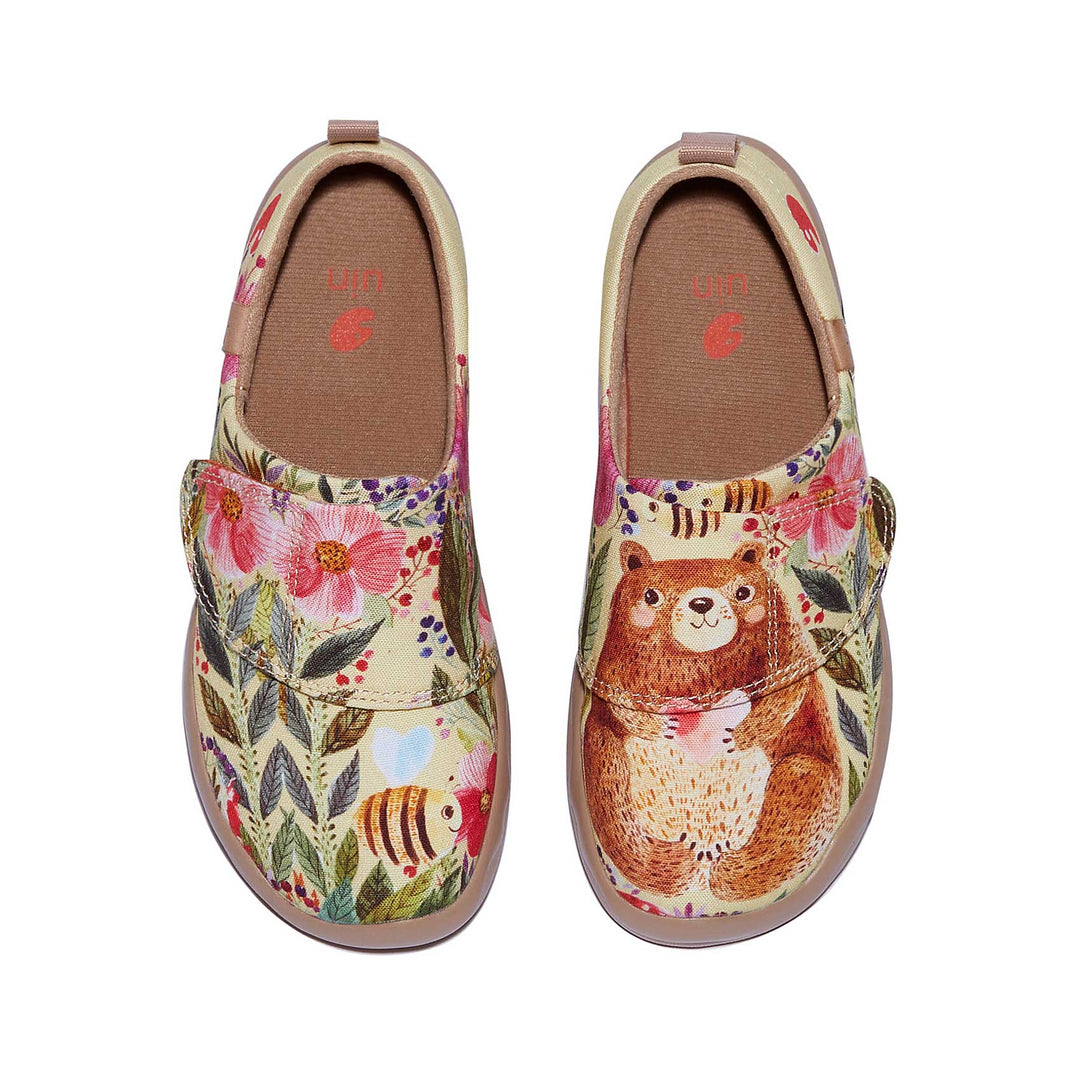 UIN Footwear Kids Bee My Bear Toledo I Kids Canvas loafers