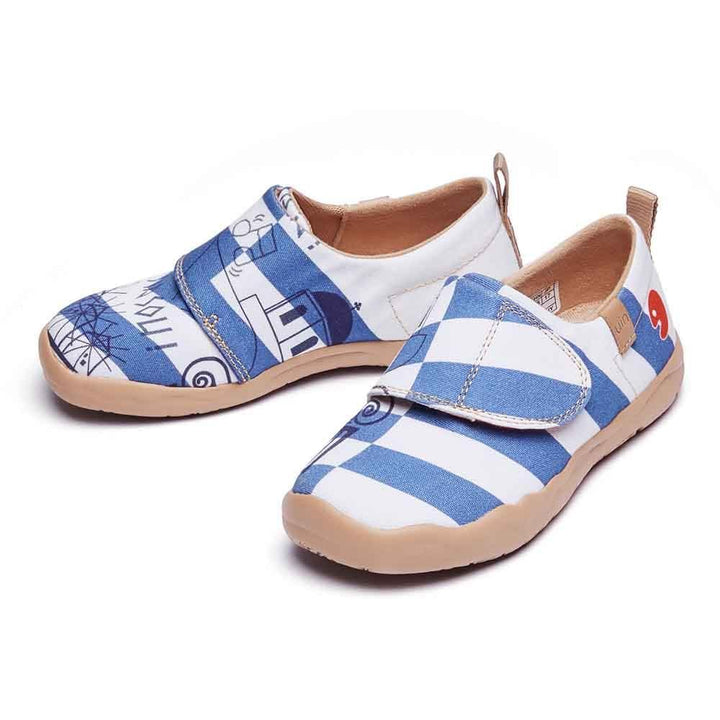 UIN Footwear Kids Blue Romance Kids Canvas loafers