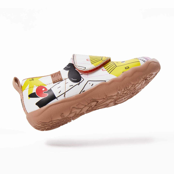 UIN Footwear Kids Building My Dream House Kids Canvas loafers