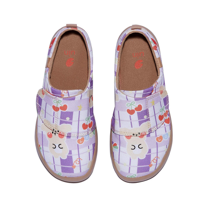 UIN Footwear Kids Cherry Bear Toledo I Kids Canvas loafers