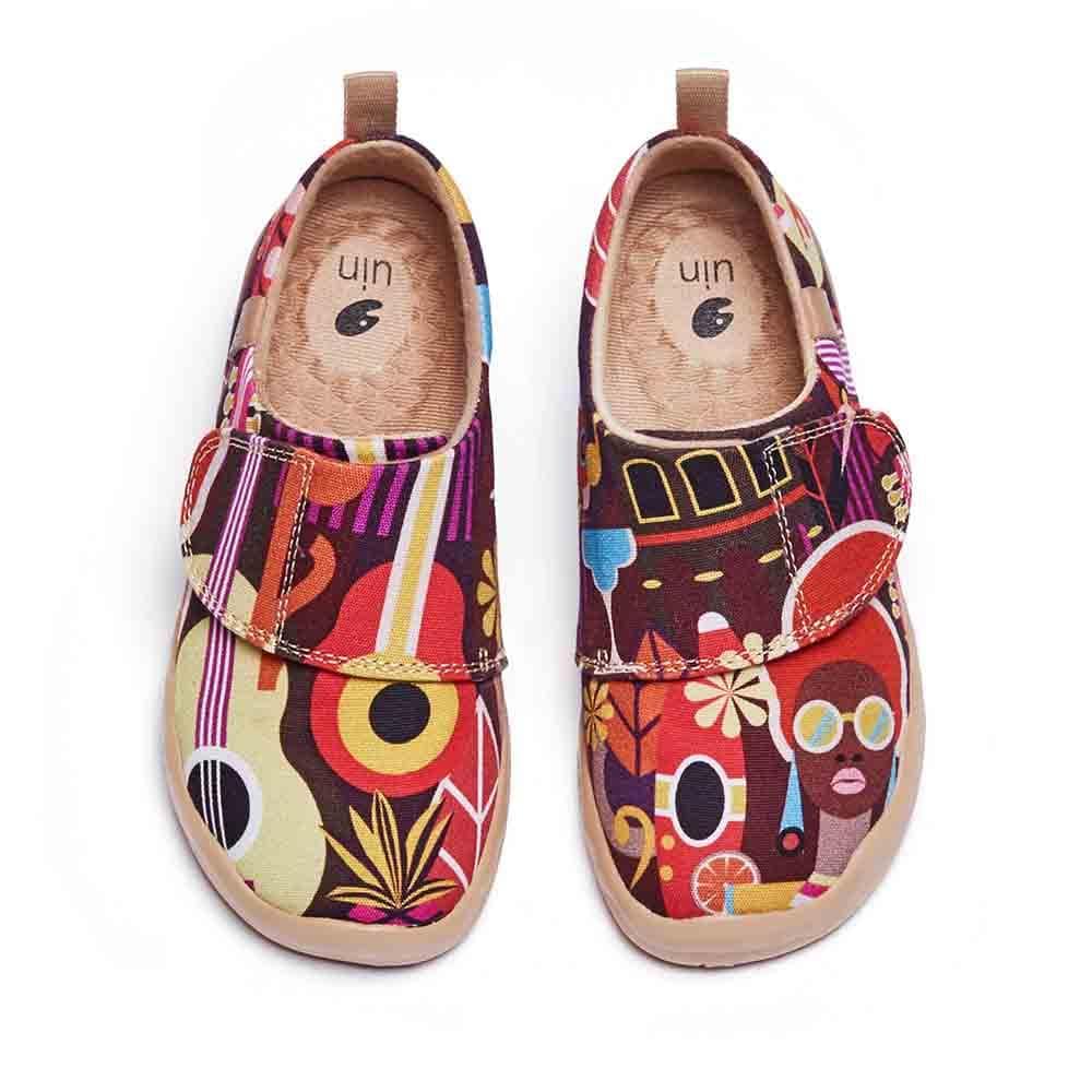 UIN Footwear Kids Cuban Musician Kids Canvas loafers