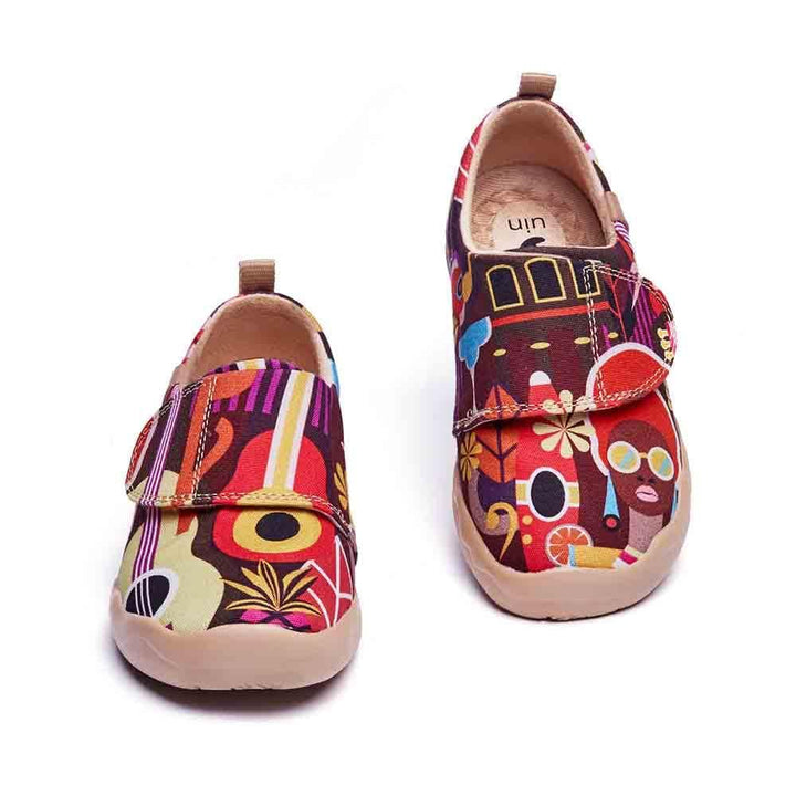 UIN Footwear Kids Cuban Musician Kids Canvas loafers