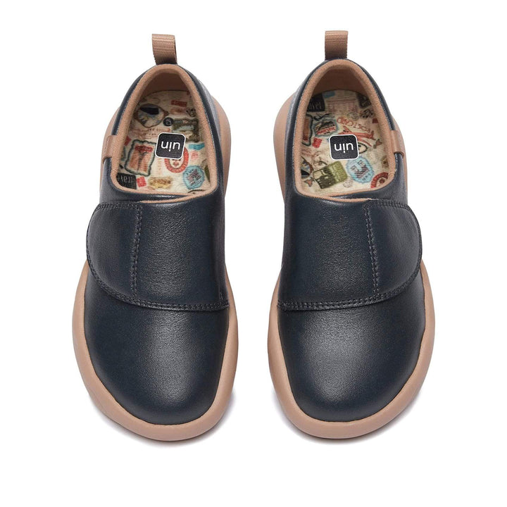 UIN Footwear Kids Dark Slate Gray Toledo II Kids Canvas loafers