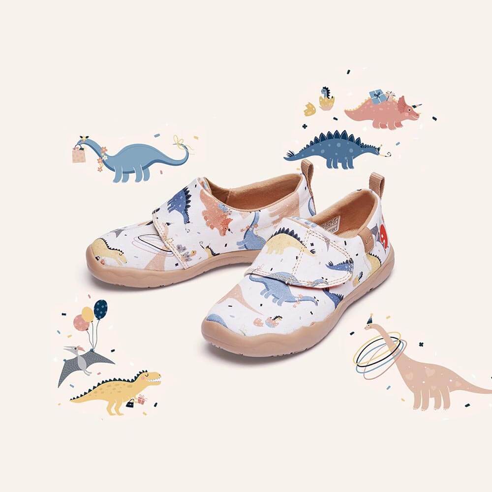 UIN Footwear Kids Dinosaur Kids Canvas loafers