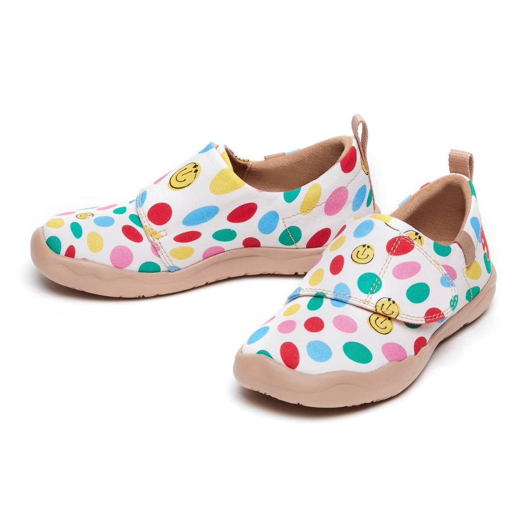 UIN Footwear Kids Dotted Joy Toledo I Kids Canvas loafers