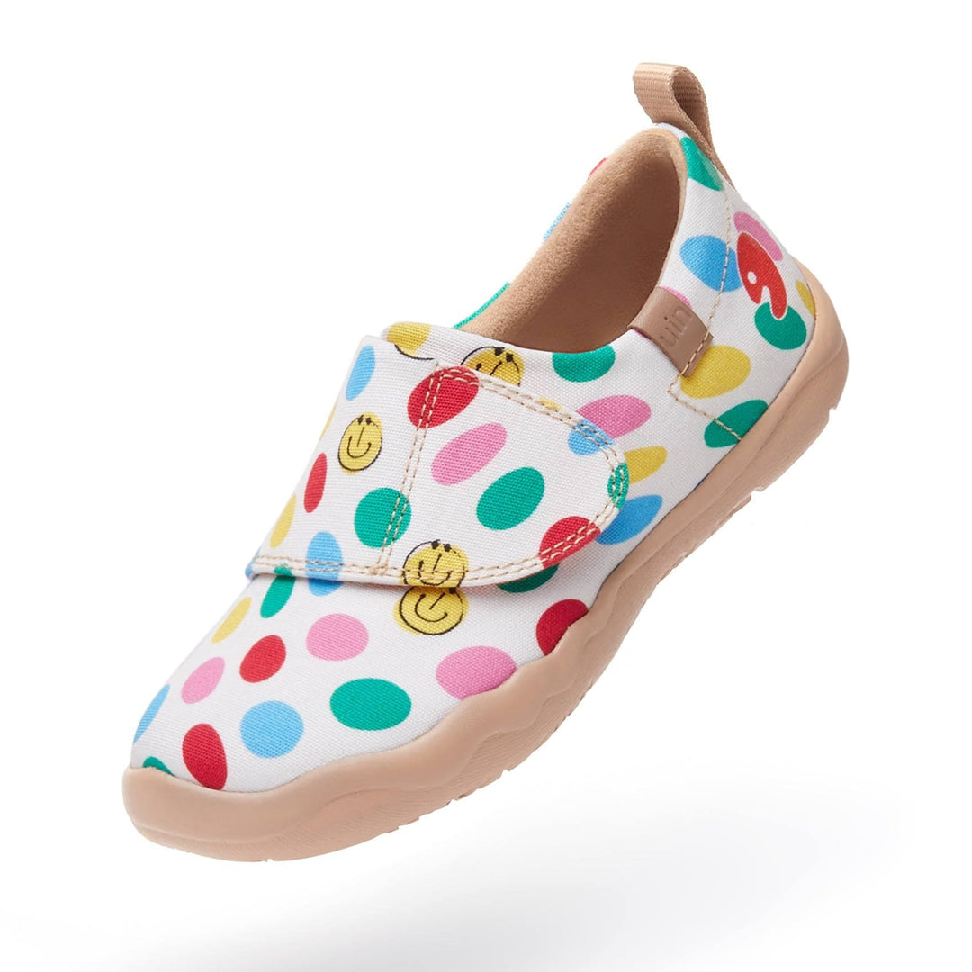 UIN Footwear Kids Dotted Joy Toledo I Kids Canvas loafers