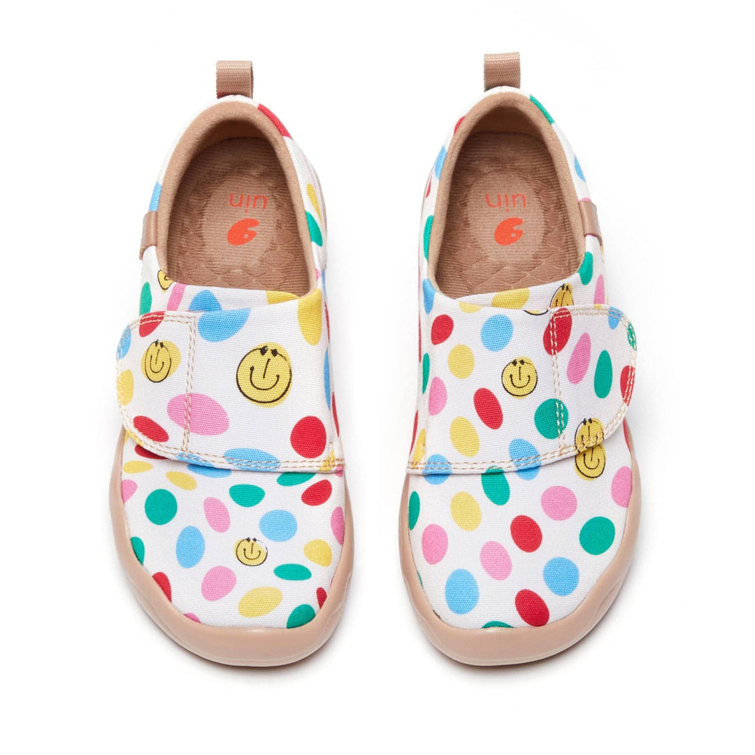 UIN Footwear Kids Dotted Joy Toledo I Kids Canvas loafers