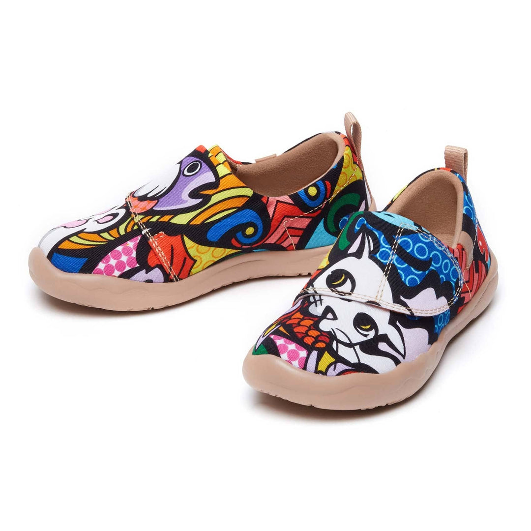 UIN Footwear Kids Fishy Fantasy Toledo I Kids Canvas loafers