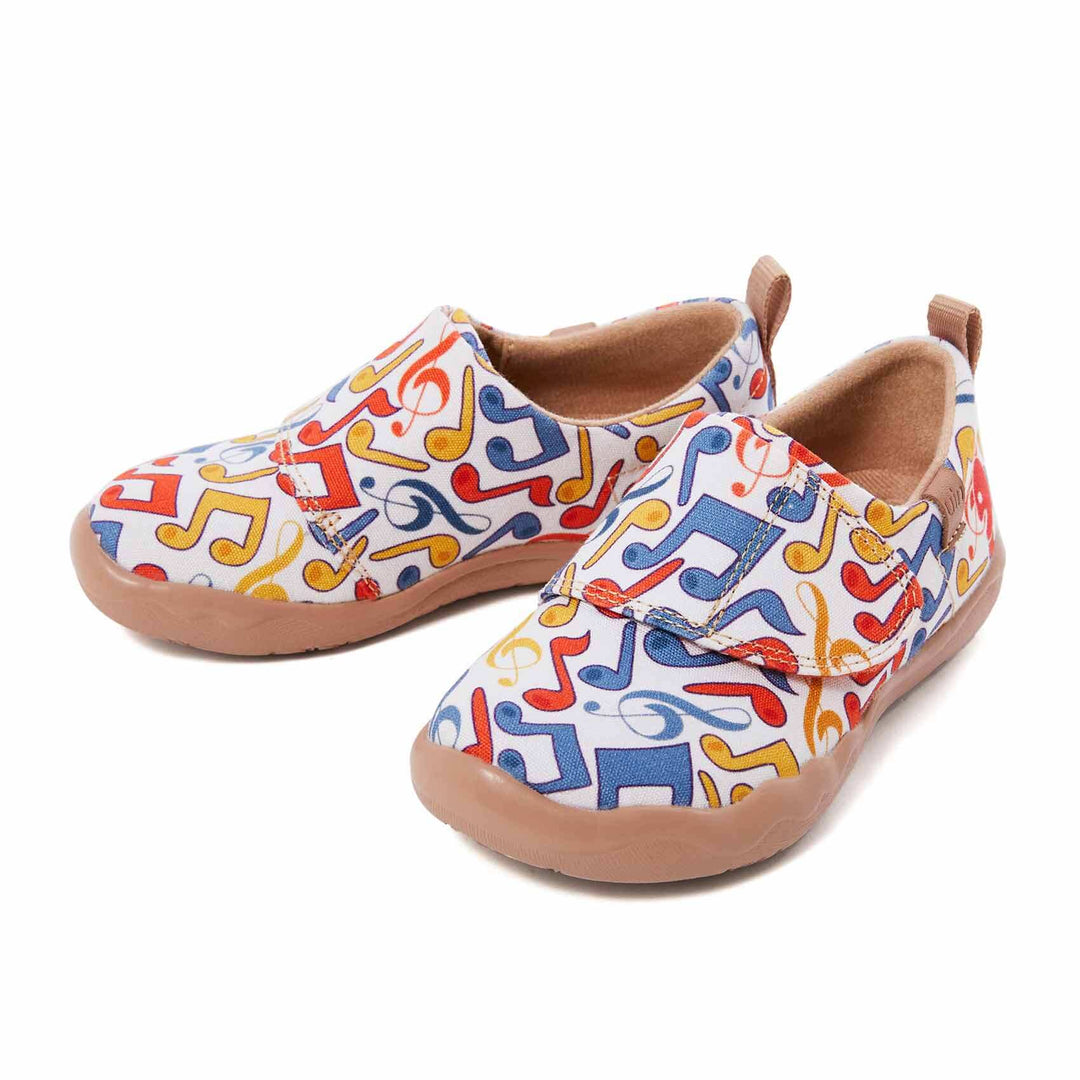 UIN Footwear Kids Floating Note Kids Canvas loafers