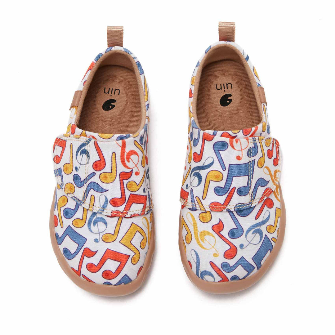 UIN Footwear Kids Floating Note Kids Canvas loafers