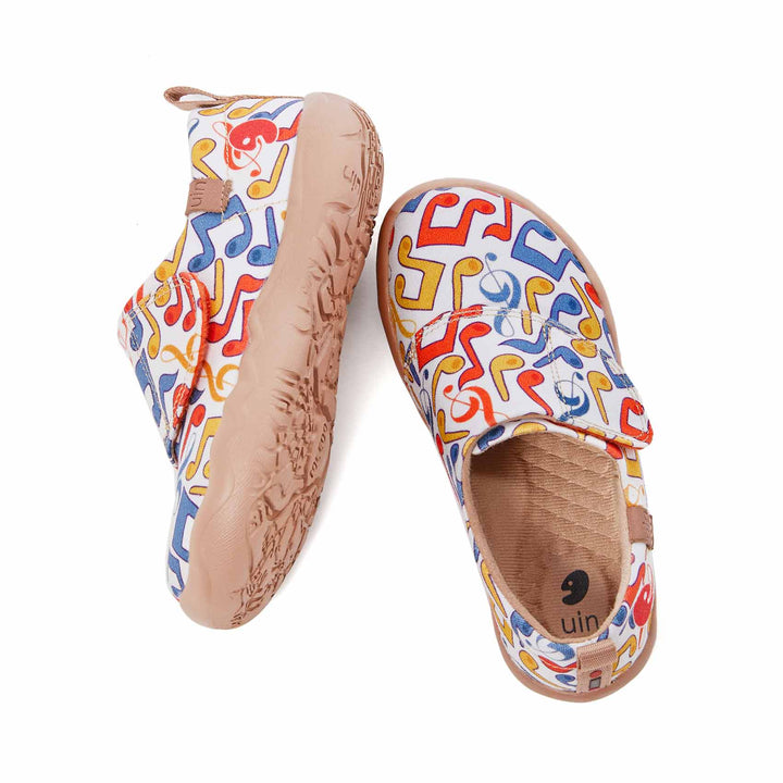 UIN Footwear Kids Floating Note Kids Canvas loafers