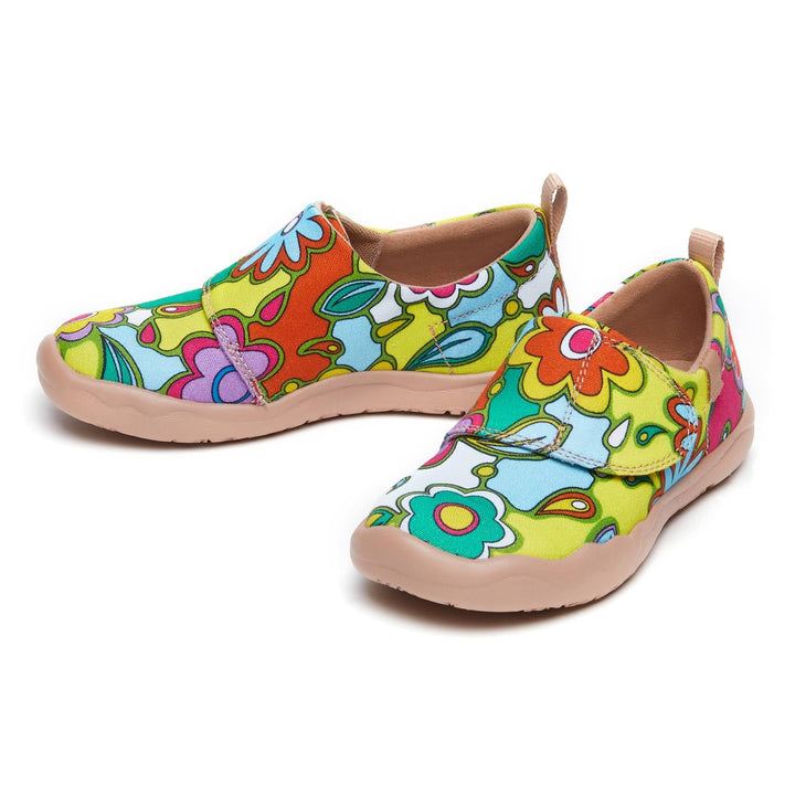 UIN Footwear Kids Floral Party Toledo I Kids Canvas loafers