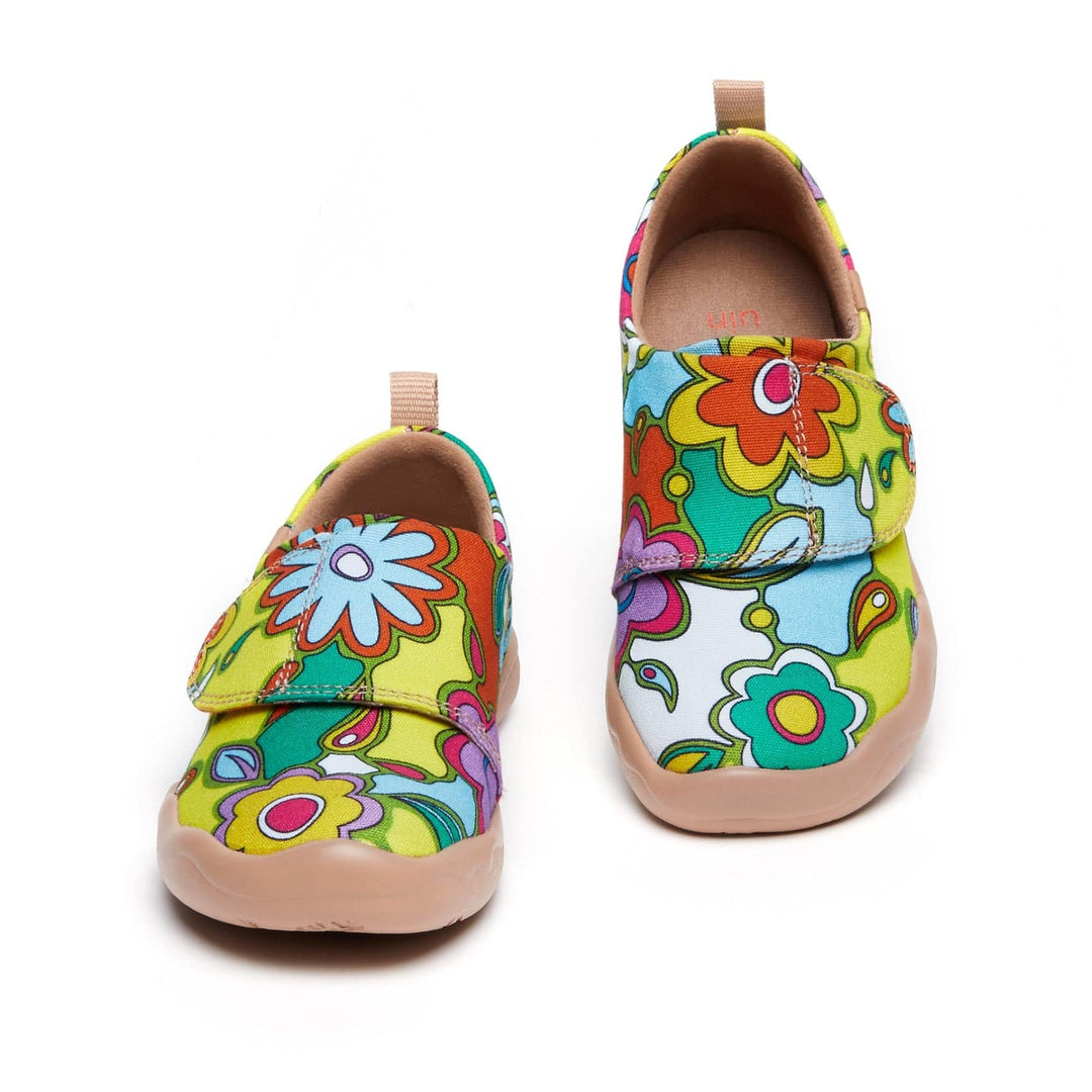 UIN Footwear Kids Floral Party Toledo I Kids Canvas loafers