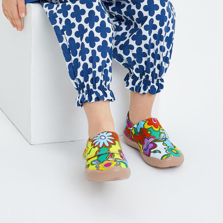 UIN Footwear Kids Floral Party Toledo I Kids Canvas loafers