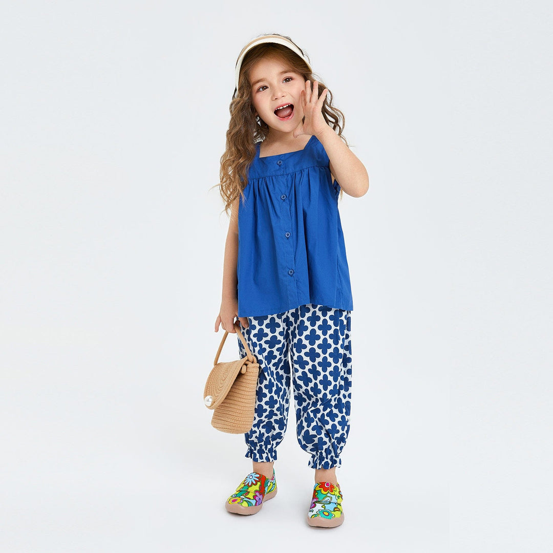 UIN Footwear Kids Floral Party Toledo I Kids Canvas loafers