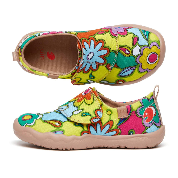 UIN Footwear Kids Floral Party Toledo I Kids Canvas loafers