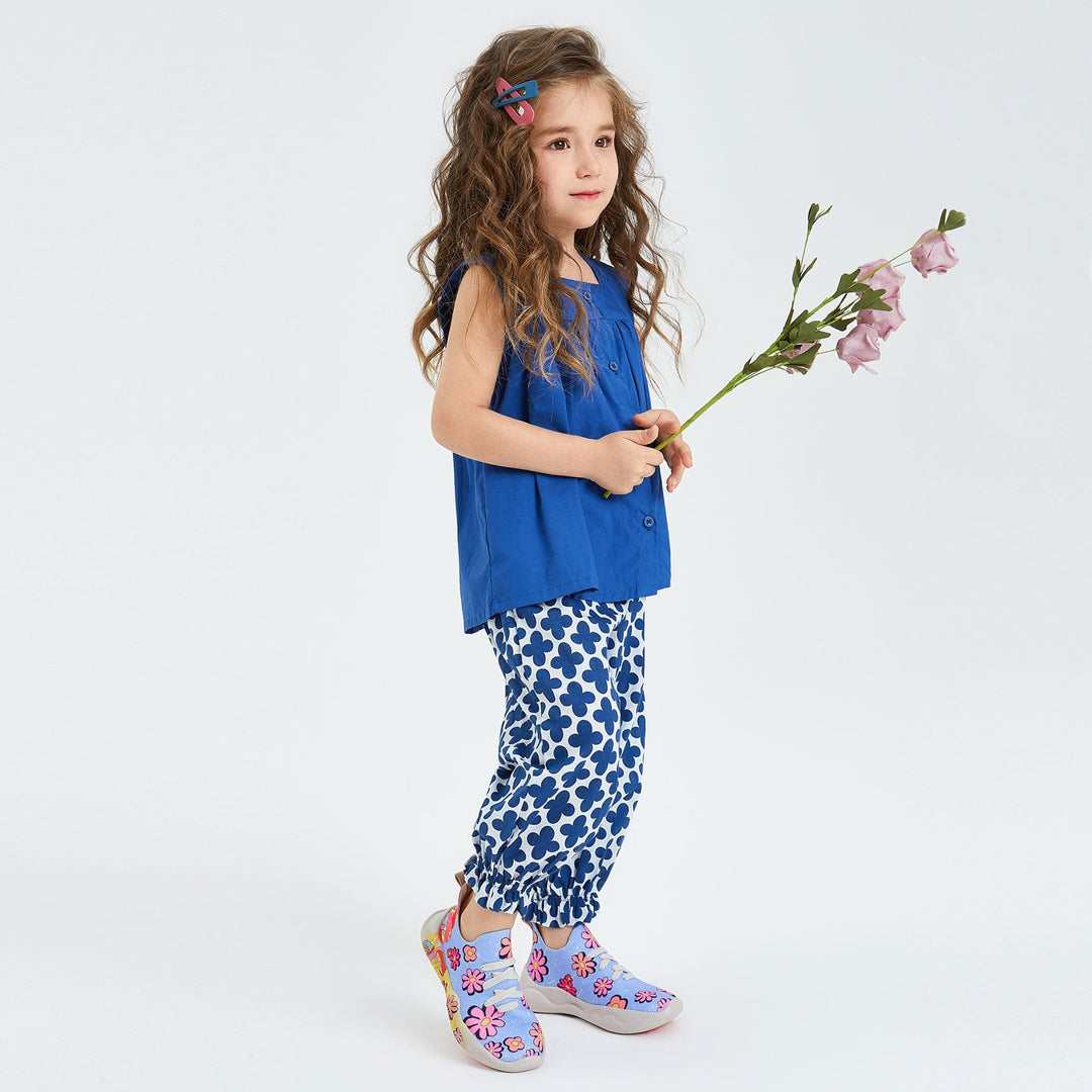 UIN Footwear Kids Floral Picnic Mijas I Kids Canvas loafers