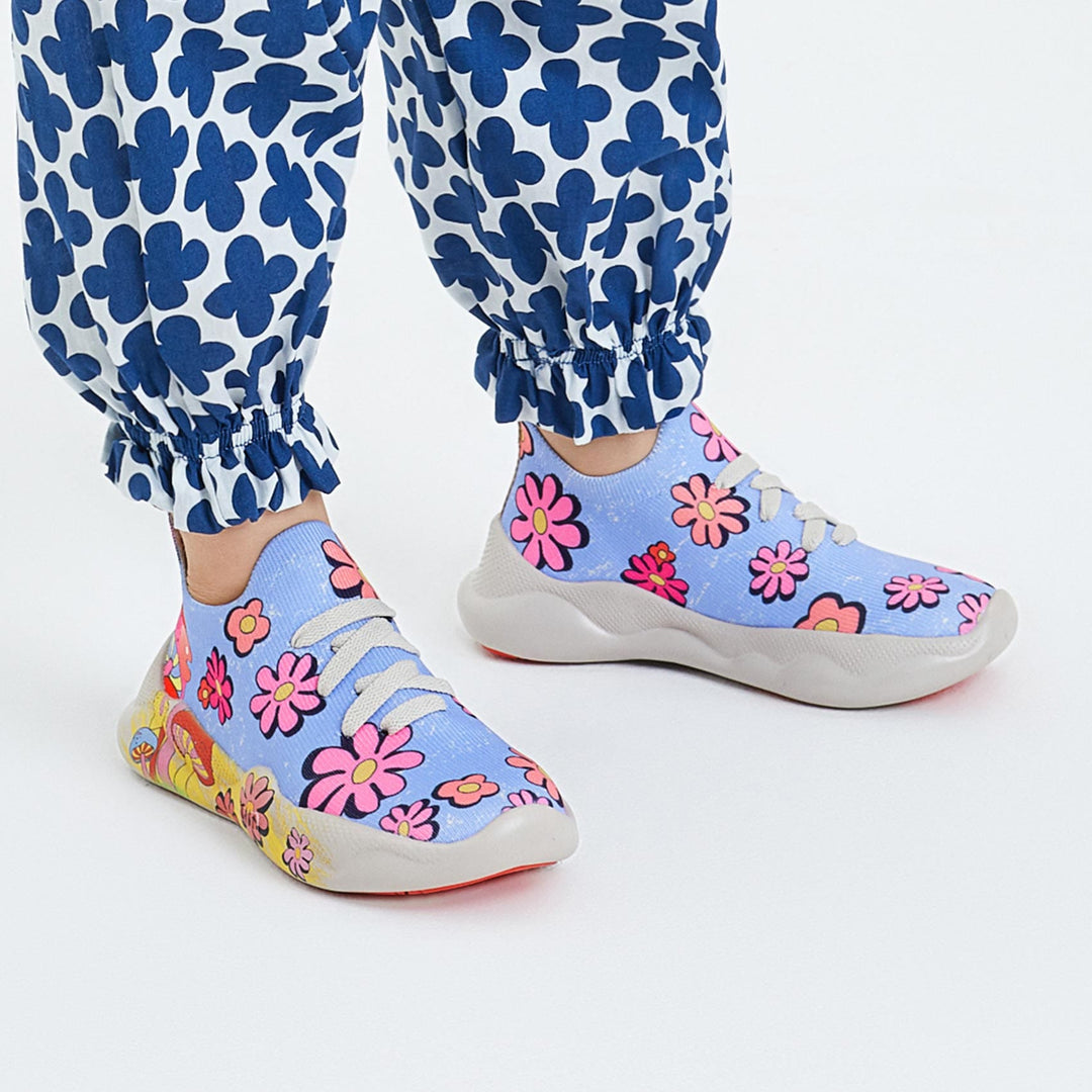 UIN Footwear Kids Floral Picnic Mijas I Kids Canvas loafers