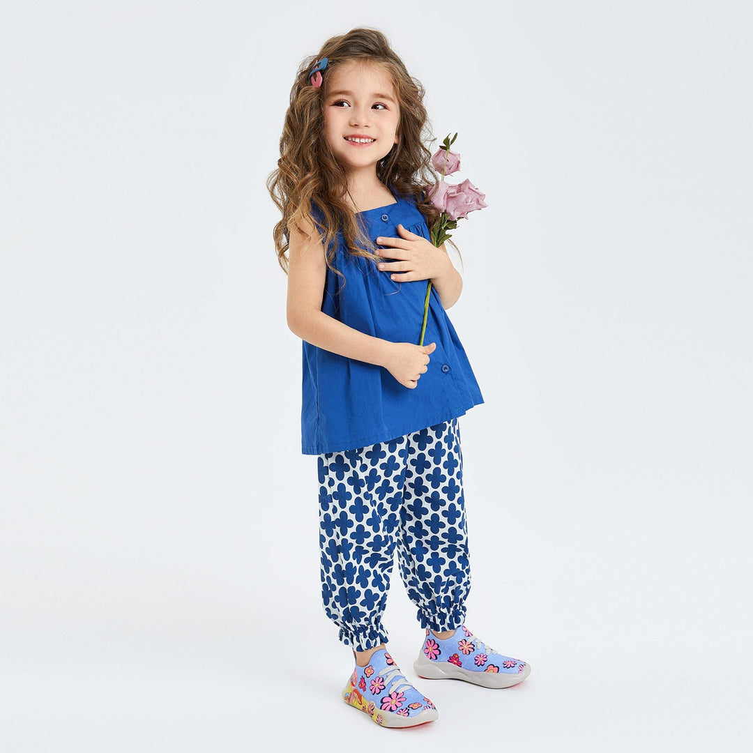 UIN Footwear Kids Floral Picnic Mijas I Kids Canvas loafers