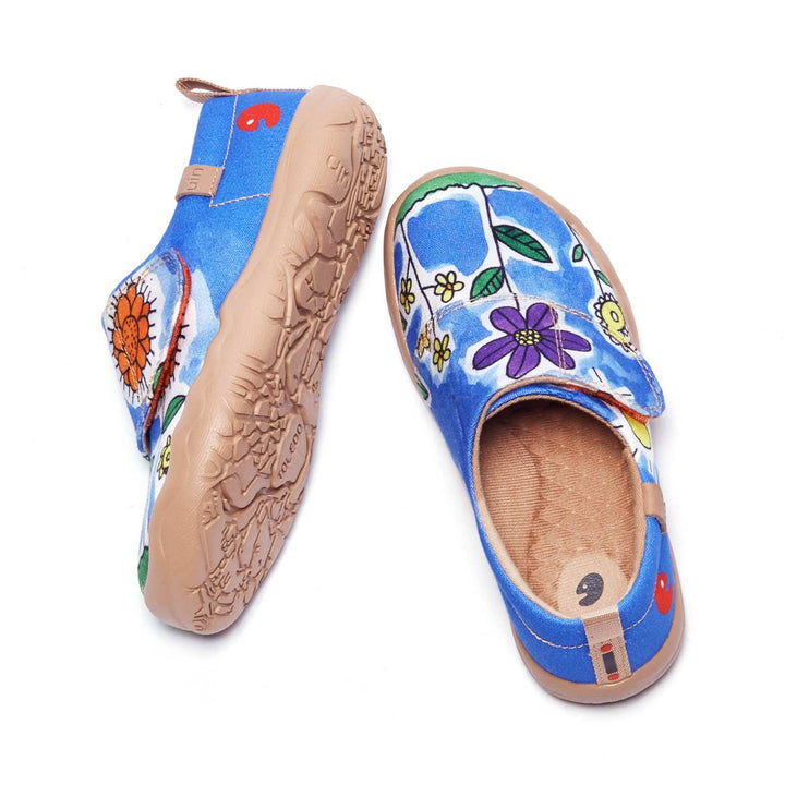 UIN Footwear Kids Flower Field In My Eyes Kids Canvas loafers