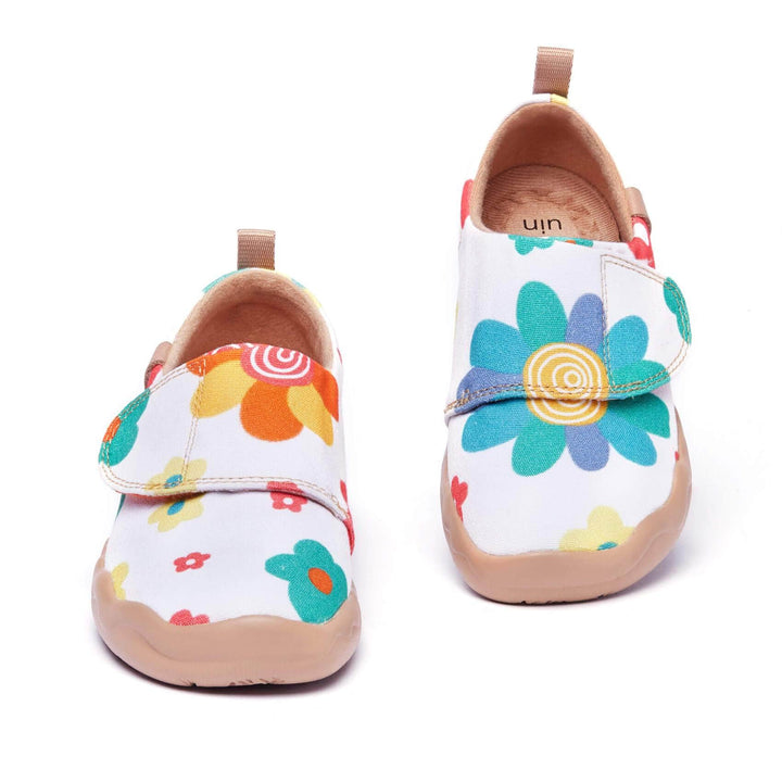 UIN Footwear Kids Flowers Market Kids Canvas loafers