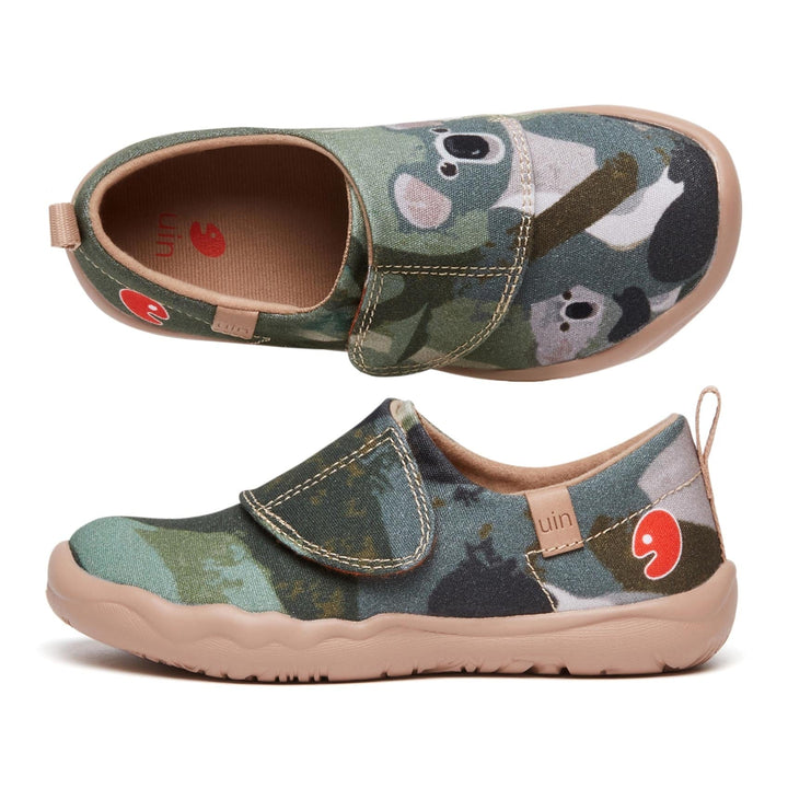 UIN Footwear Kids Fluffy Koala Toledo I Kids Canvas loafers