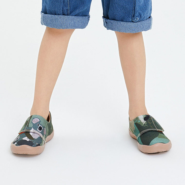 UIN Footwear Kids Fluffy Koala Toledo I Kids Canvas loafers