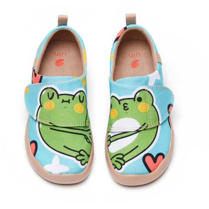 UIN Footwear Kids Froggy Love Toledo I Kids Canvas loafers