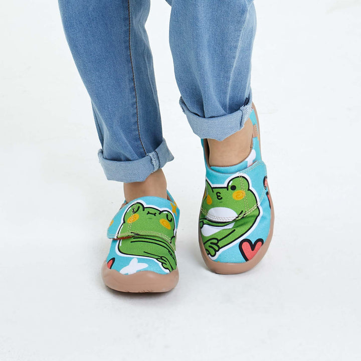 UIN Footwear Kids Froggy Love Toledo I Kids Canvas loafers