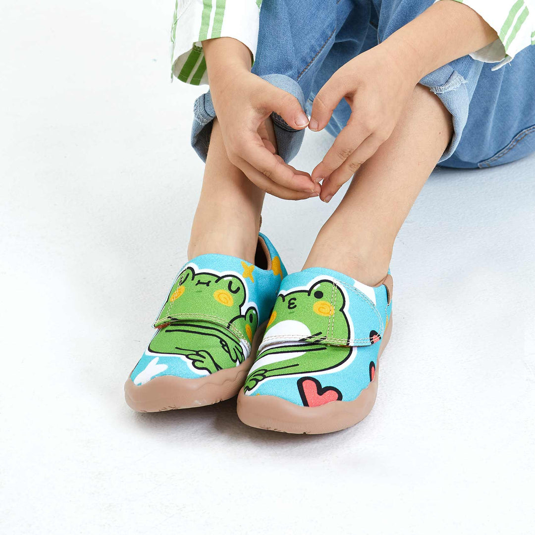 UIN Footwear Kids Froggy Love Toledo I Kids Canvas loafers