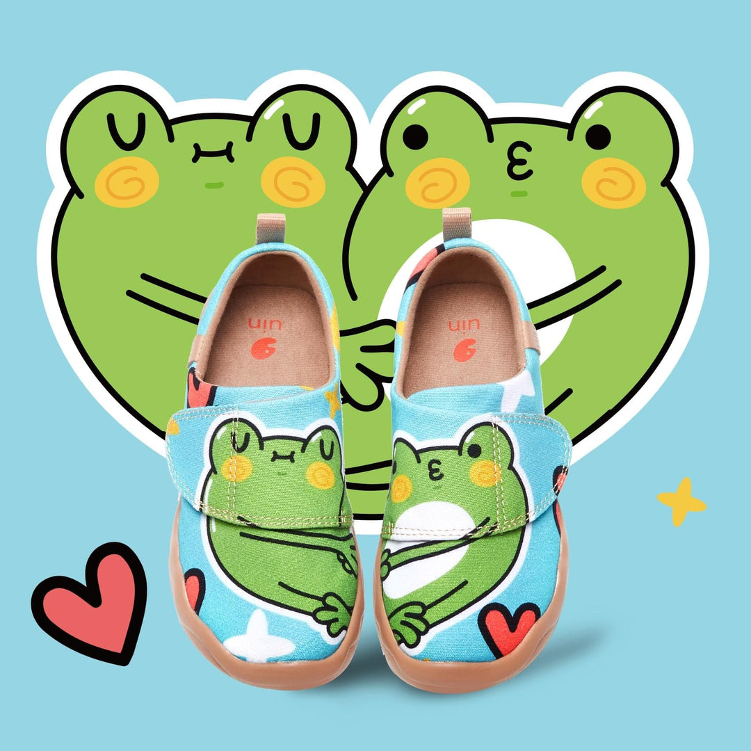 UIN Footwear Kids Froggy Love Toledo I Kids Canvas loafers