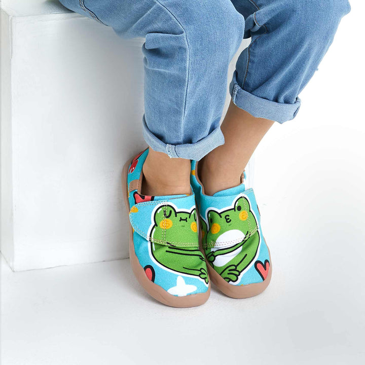 UIN Footwear Kid Froggy Love Toledo I Kid Canvas loafers