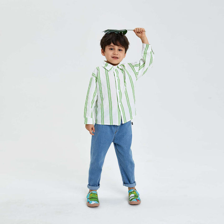 UIN Footwear Kids Froggy Love Toledo I Kids Canvas loafers