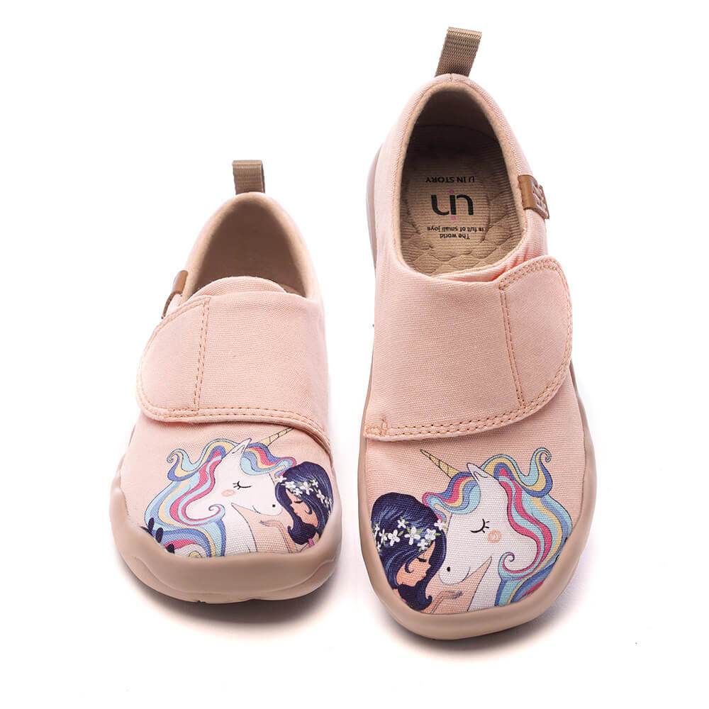 UIN Footwear Kids GIRL AND UNICORN Canvas Kids Canvas loafers