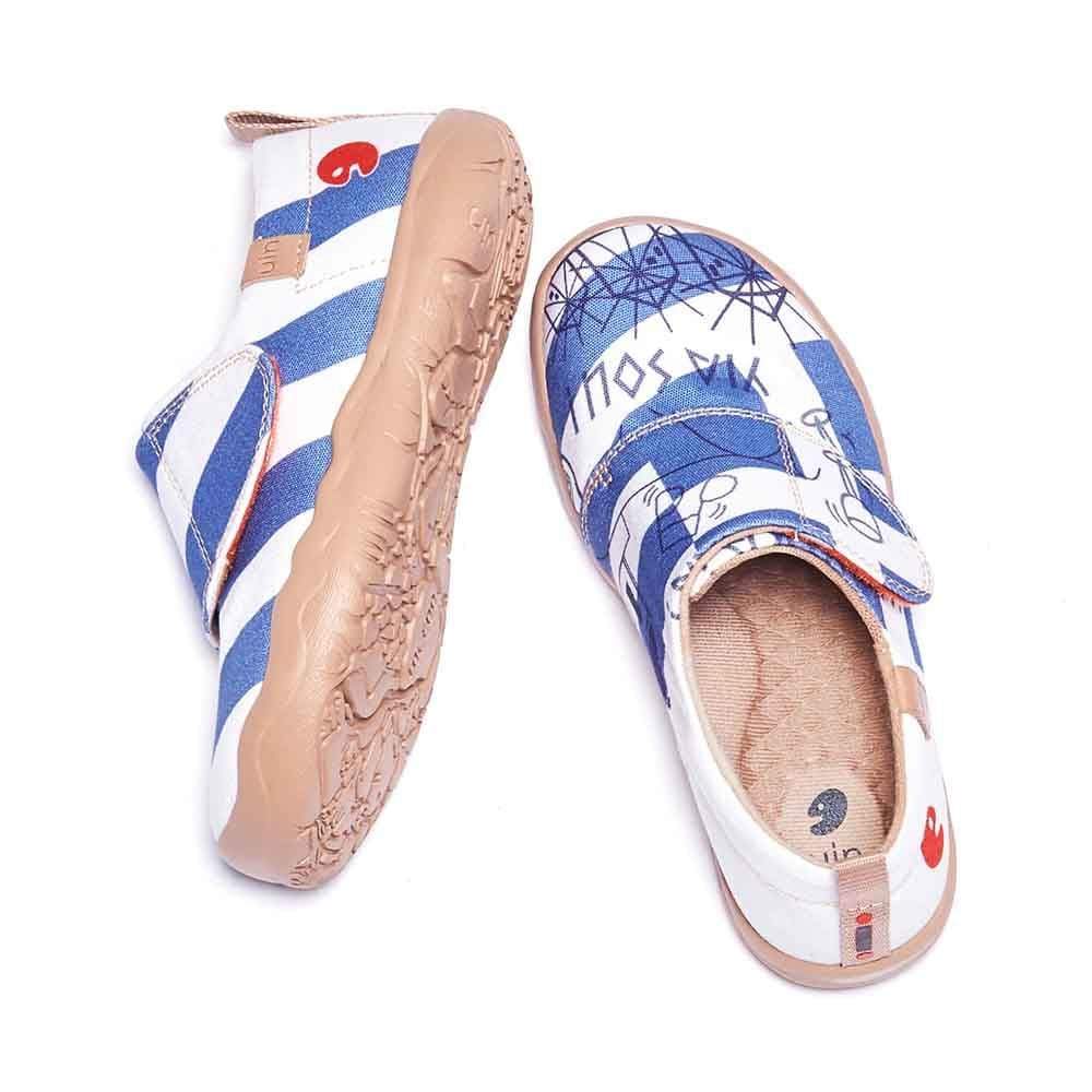 UIN Footwear Kids Greek Girl Kids Canvas loafers