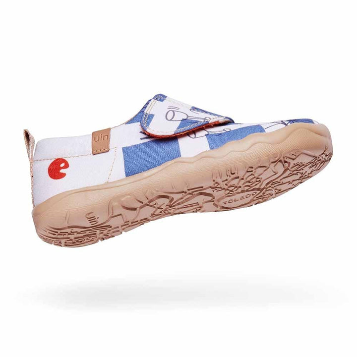 UIN Footwear Kid Greek Girl Kid Canvas loafers