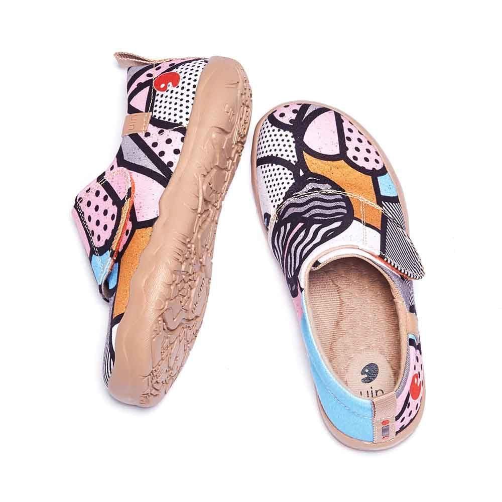 UIN Footwear Kids Greek Girl Kids Canvas loafers