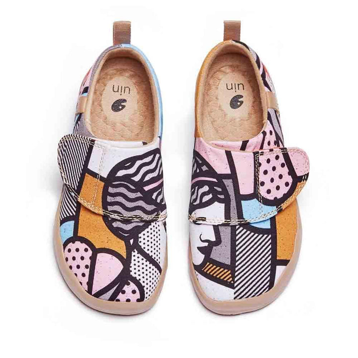 UIN Footwear Kids Greek Girl Kids Canvas loafers