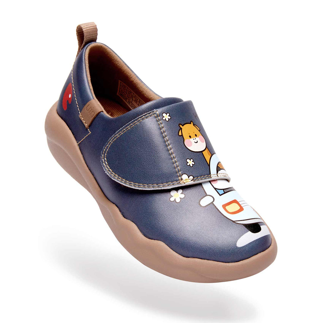 UIN Footwear Kids Happy Bus-Grey Toledo II Kids Canvas loafers