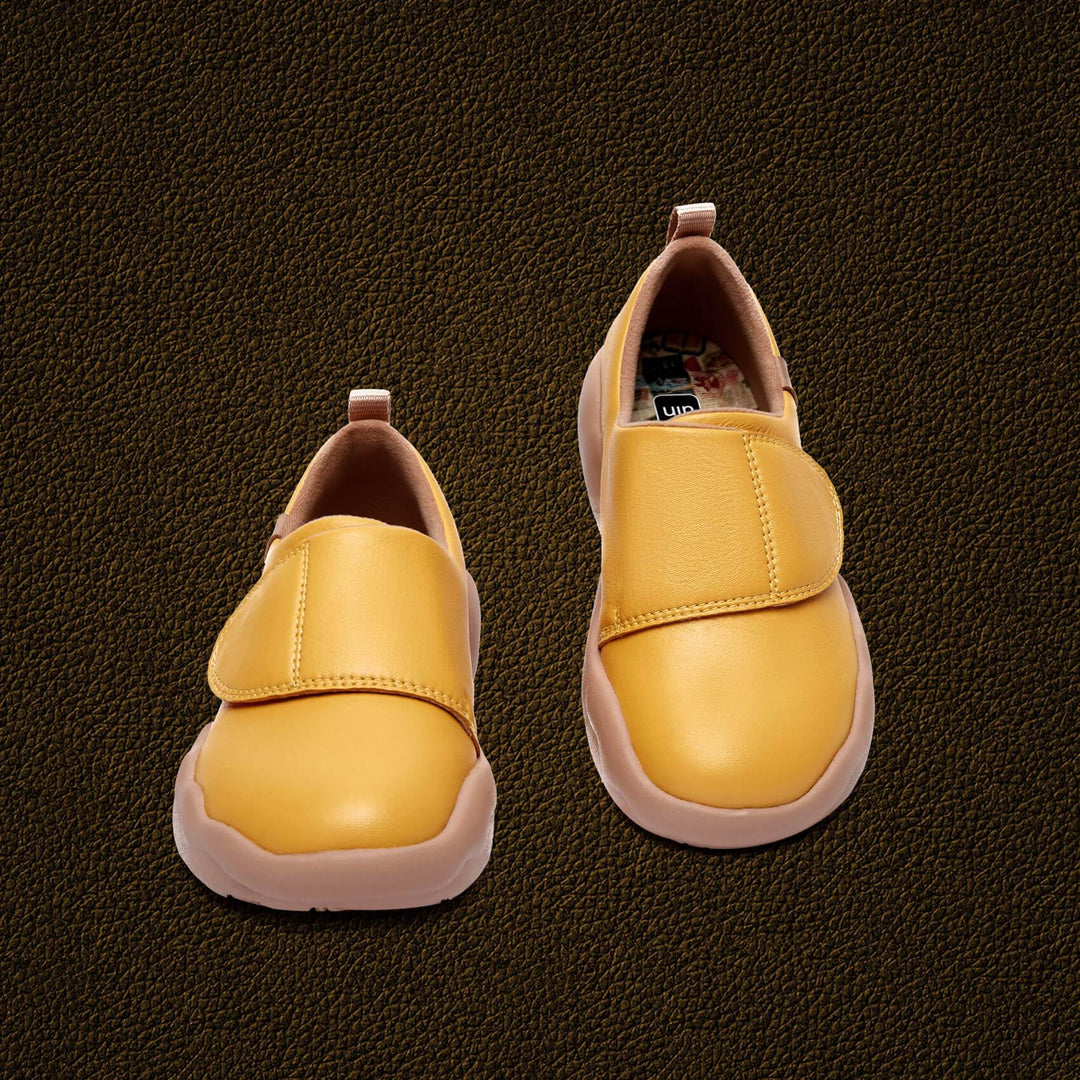 UIN Footwear Kids Honey Orange Toledo II Kids Canvas loafers