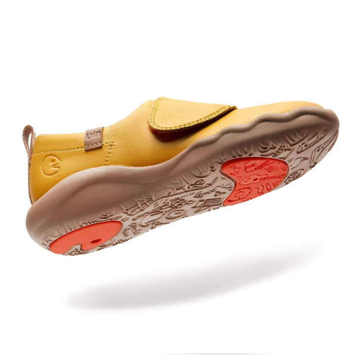 UIN Footwear Kids Honey Orange Toledo II Kids Canvas loafers