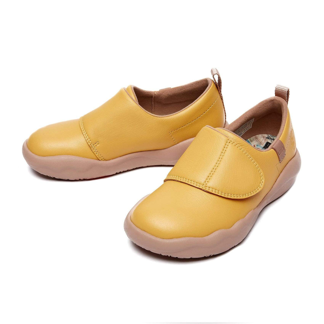 UIN Footwear Kids Honey Orange Toledo II Kids Canvas loafers